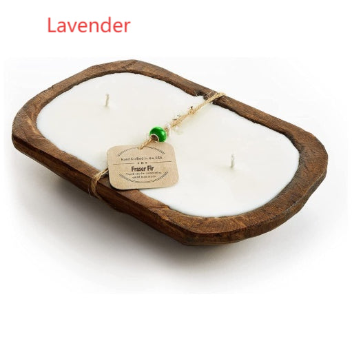 Lavender Wooden Candles