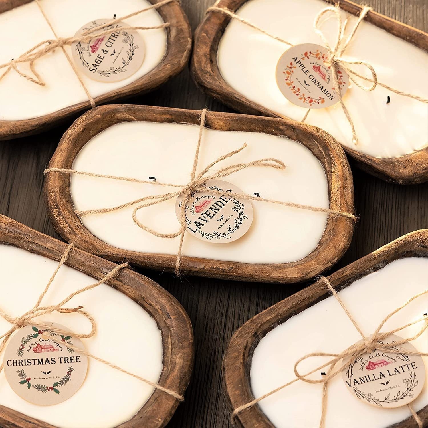 Lavender Wooden Candles