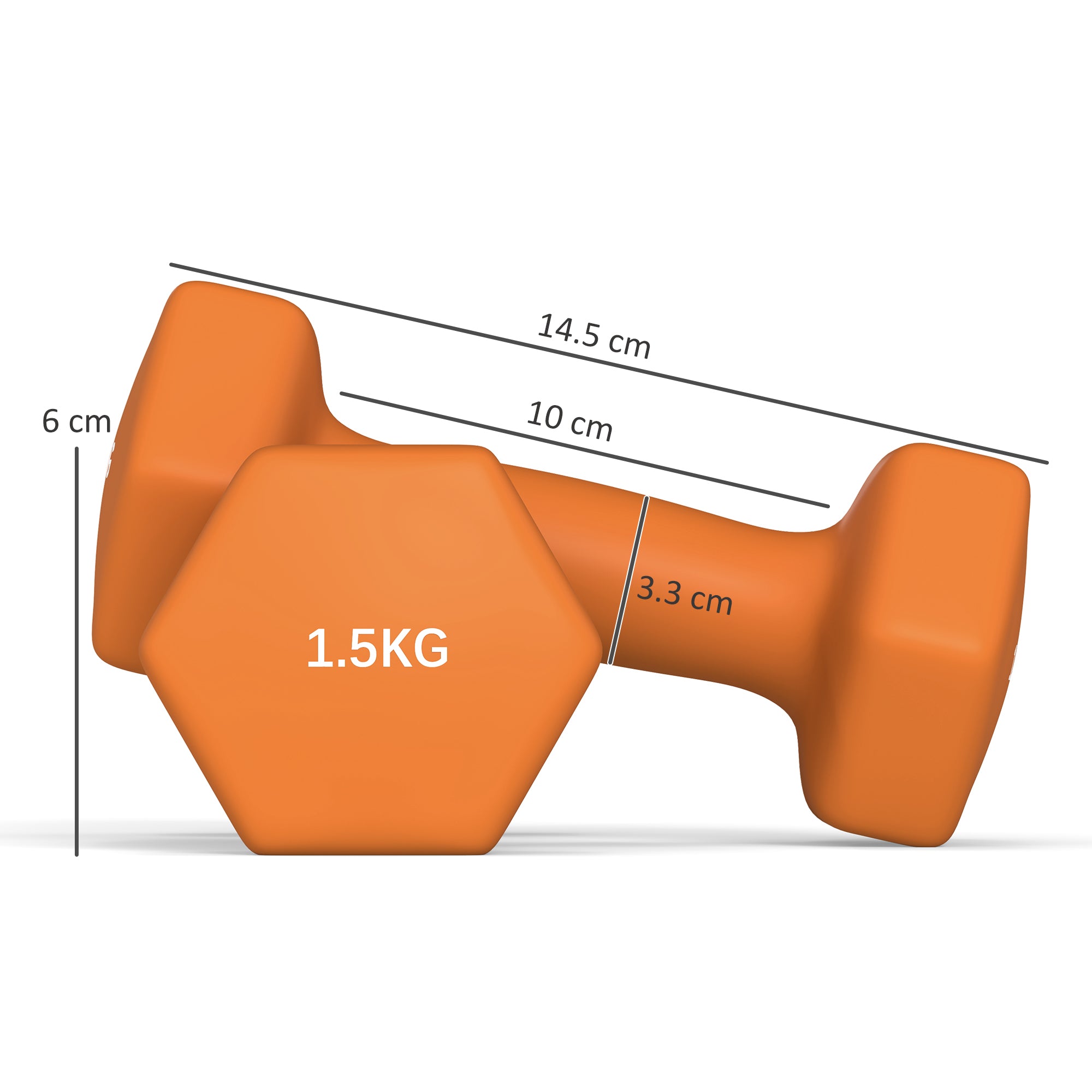 1.5kg Dumbbells